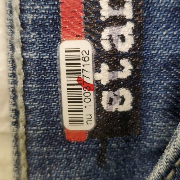 Light Wash Standards + Practices Raw Hem Wide Legged Crop Spring Denim Jeans - Picture 8 of 11